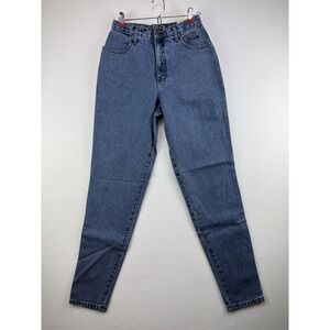 Harley Davidson Women's Biker Blue Jeans 12 Long USA Denim Classic Tag Residue